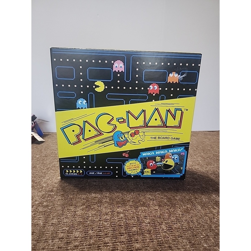 PAC-MAN‎  The Board Game Played Once W/ Authentic Sounds Needs New Batteries